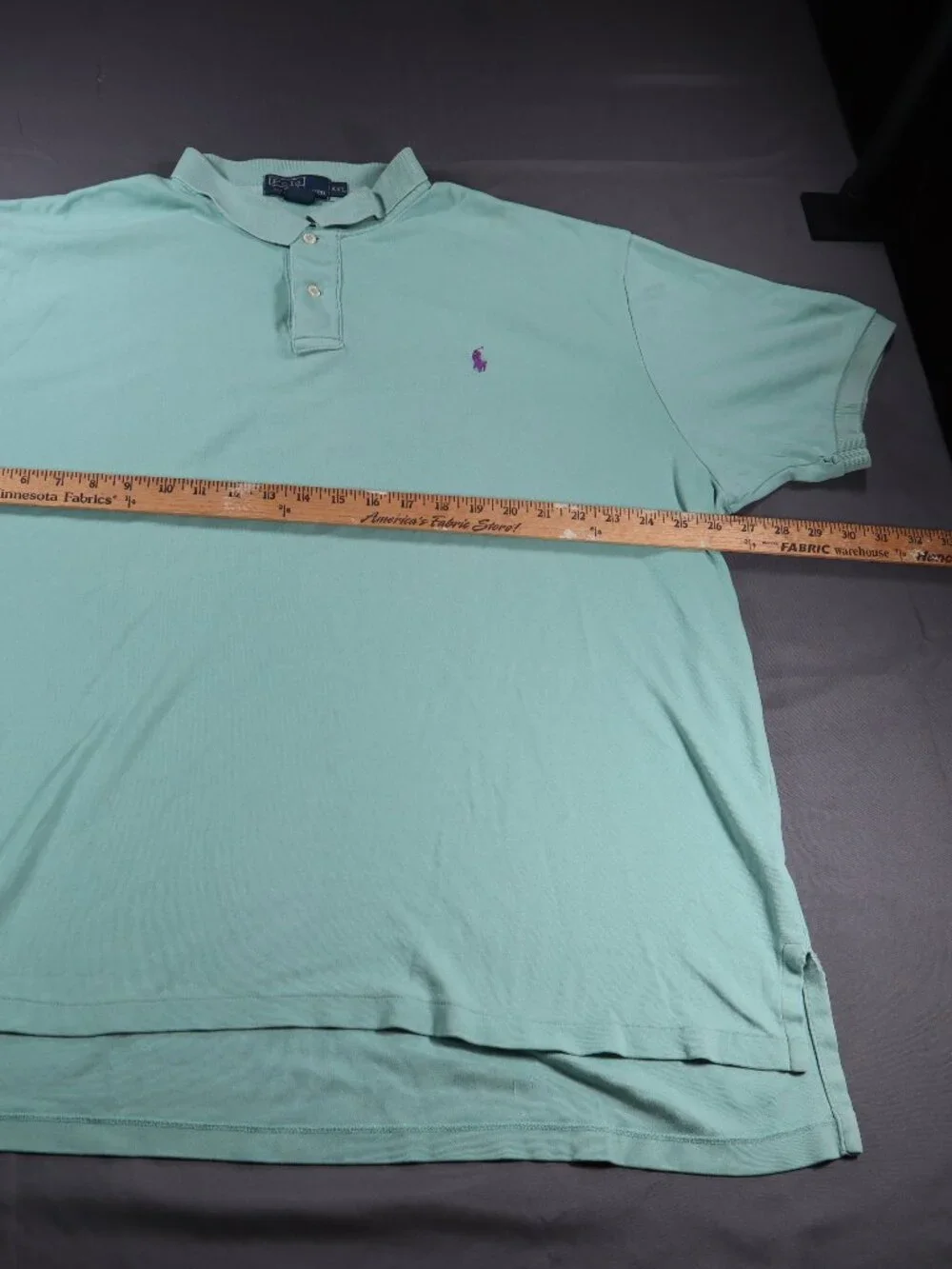 Polo Ralph Lauren Men's Shirt Short-Sleeve XXL Green/Teal